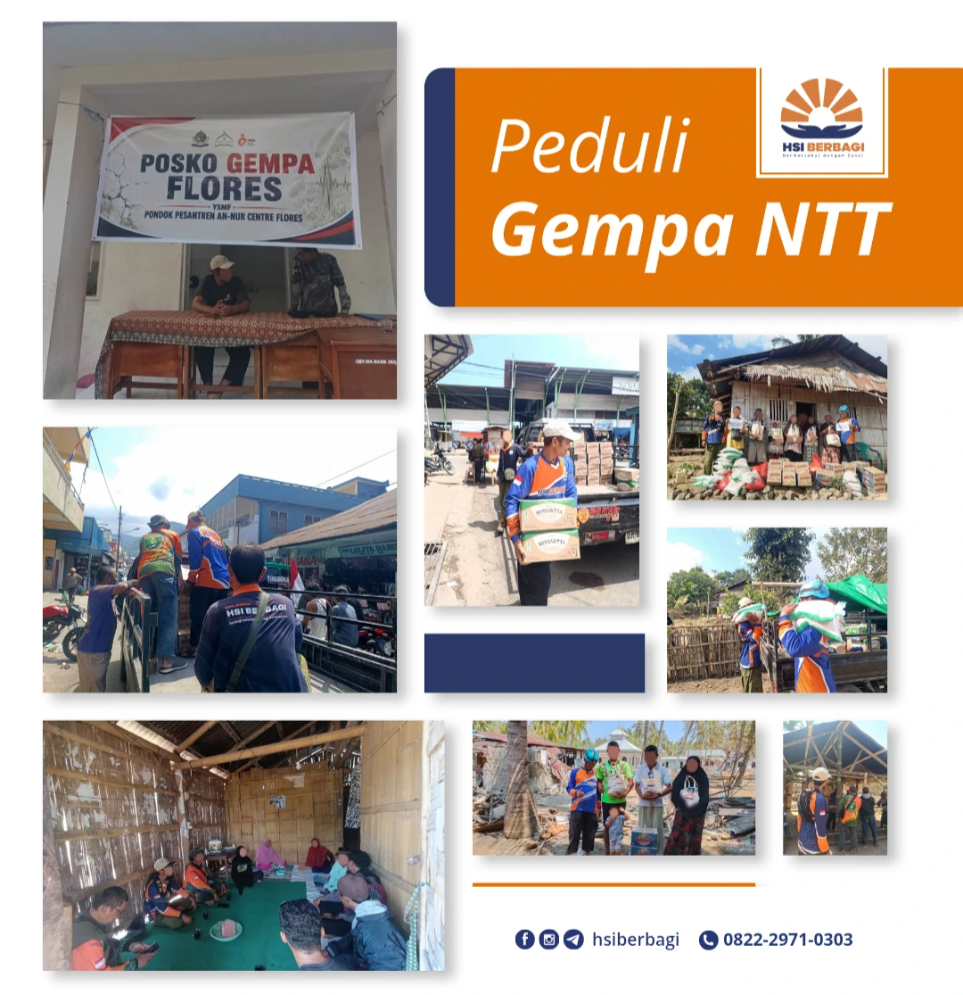 Penyaluran Donasi Gempa NTT